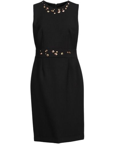Paule Ka Midi Dress Polyester, Virgin Wool, Elastane - Black