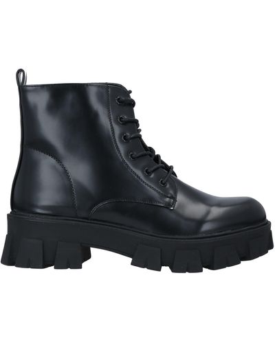 Ottod'Ame Ankle Boots Textile Fibers - Black