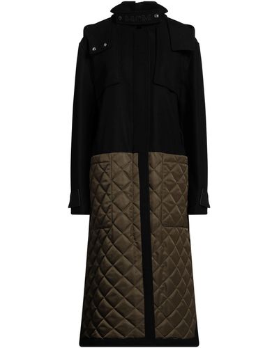 MCM Coat Wool, Nylon - Black