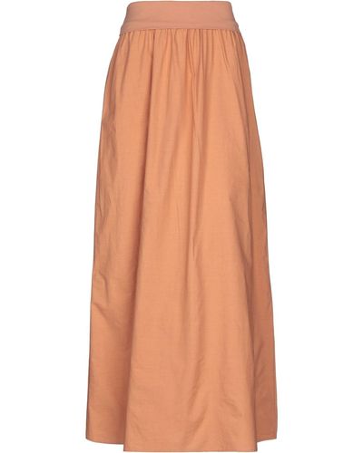 Manila Grace Long Skirt - Orange
