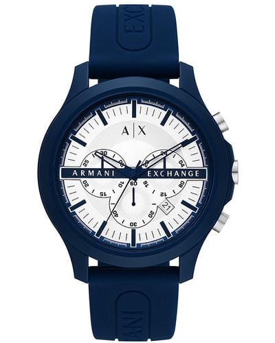 Armani Exchange Montre de poignet - Bleu