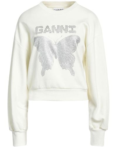 Ganni Sweatshirt - White