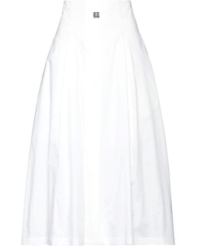 Rochas Midi Skirt - White