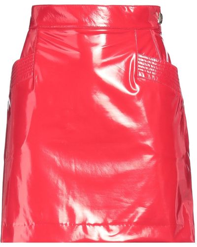 Akep Mini Skirt Polyurethane - Red