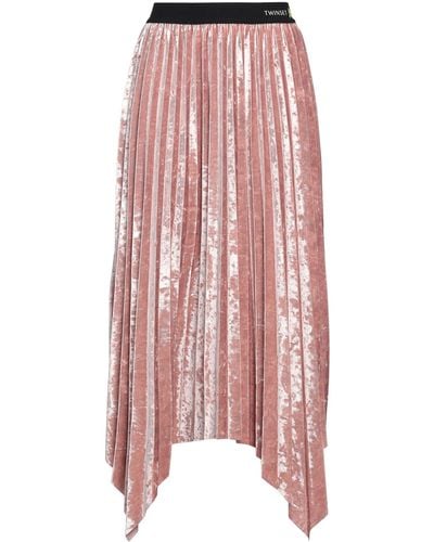 Actitude By Twinset Midi Skirt - Pink