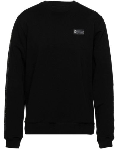 Les Hommes Sweatshirt Cotton, Elastane - Black