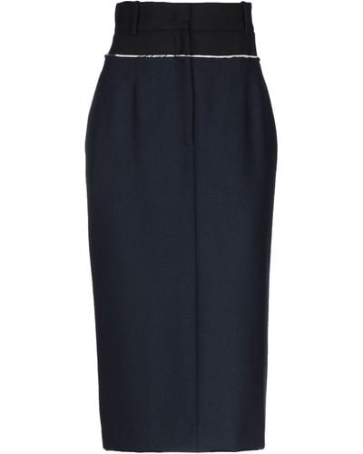 Erika Cavallini Semi Couture Midi Skirt - Blue