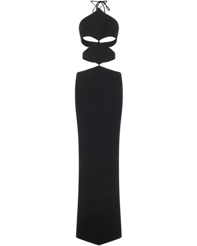 Monot Maxi Dress Polyester - Black