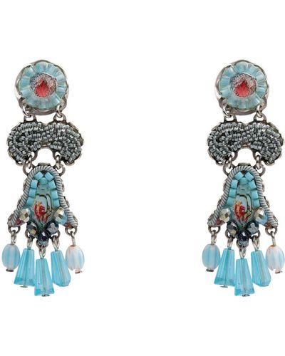 Ayala Bar Earrings - Blue