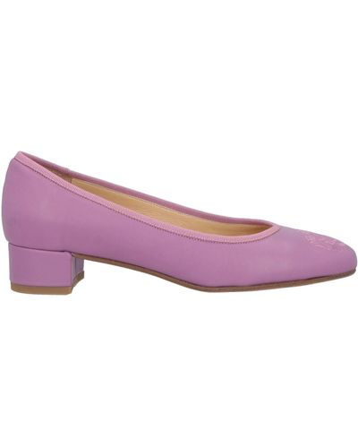 A.Testoni Court Shoes - Purple