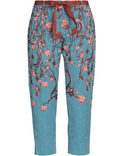 So Nice Cropped Pants - Blue