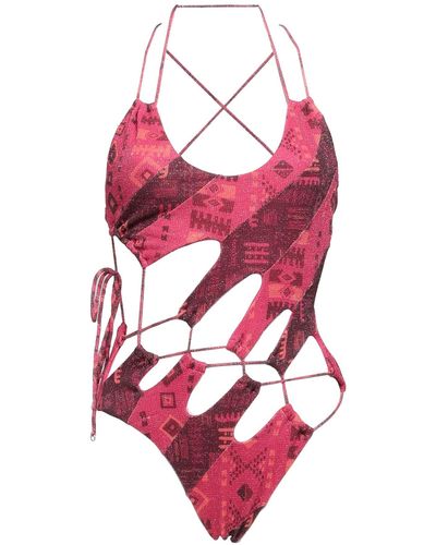 ME FUI One-piece Swimsuit - Pink