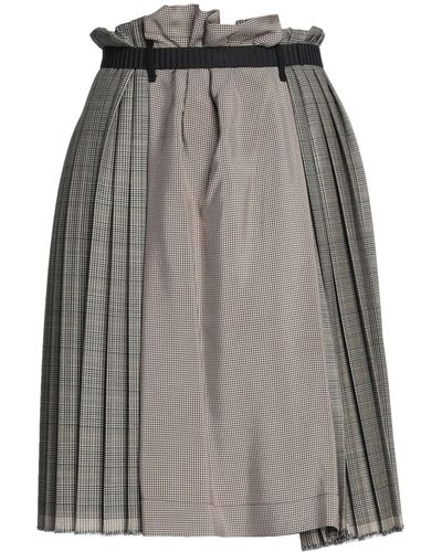 Hache Mini Skirt - Gray