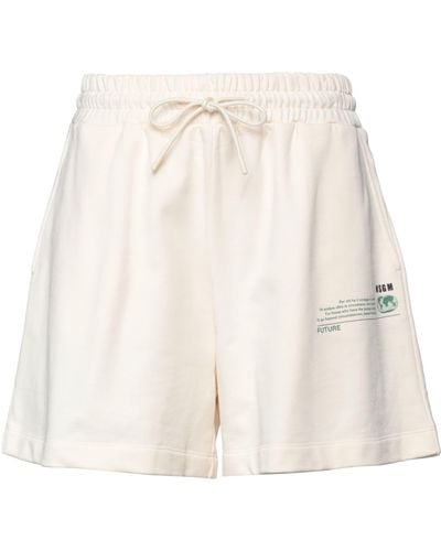 MSGM Shorts & Bermuda Shorts - Natural