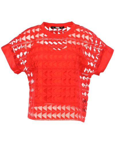 Karl Lagerfeld Top - Rosso