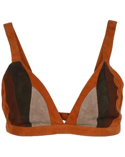 Alberta Ferretti Top - Braun