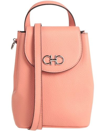 Ferragamo Cross-Body Bag Calfskin - Pink
