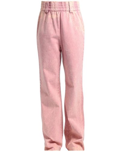 Miu Miu Denim Pants - Pink
