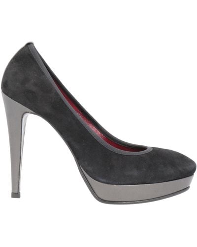 Couture Court Shoes - Grey