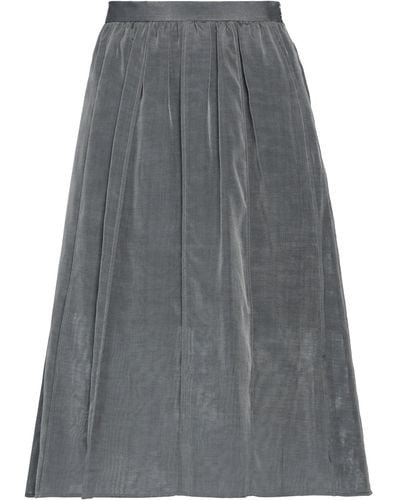Rochas Midi Skirt - Gray