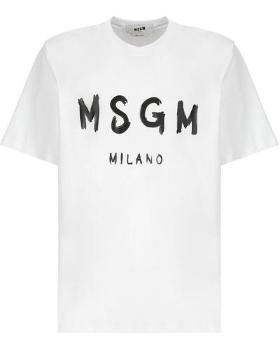 MSGM Camiseta - Blanco