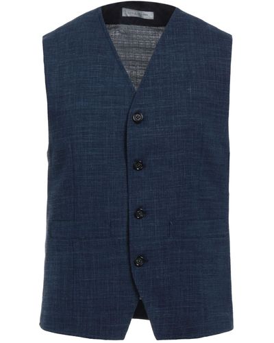 Paolo Pecora Gilet de costume - Bleu