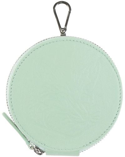 Maison Kitsuné Light Coin Purse Soft Leather - Green