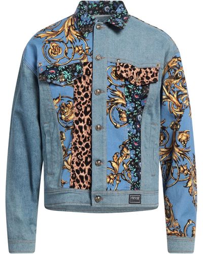 Versace Manteau en jean - Bleu