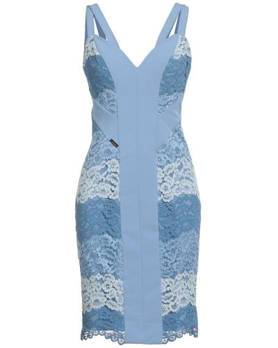 W Les Femmes By Babylon Short Dress - Blue