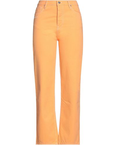 Gertrude + Gaston Apricot Pants Cotton - Orange