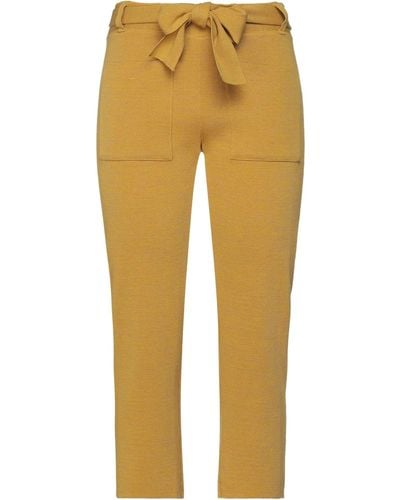 Jejia Cropped Pants - Yellow
