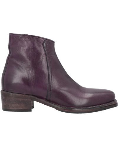 Hundred 100 Ankle Boots - Purple