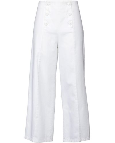 Boutique Moschino Pantaloni Jeans - Bianco