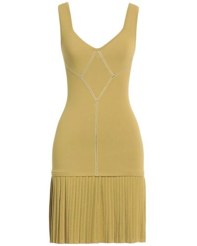 Alaïa Mini-Kleid - Gelb