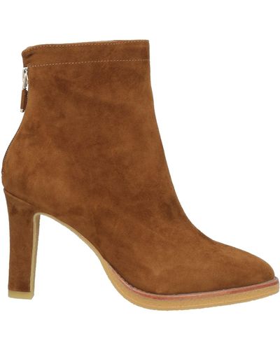 Lola Cruz Ankle Boots Leather - Brown