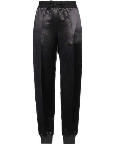 Jil Sander Midnight Pants Linen, Silk, Cotton, Polyamide, Elastane - Black