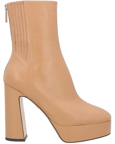 Lola Cruz Ankle Boots - Natural