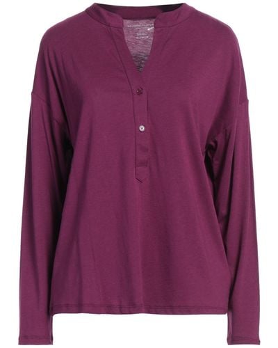 Majestic Filatures T-Shirt Lyocell, Cotton - Purple
