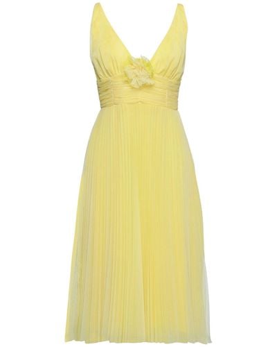 Anna Molinari Midi Dress - Yellow