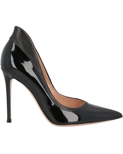 Gianvito Rossi Court Shoes Leather - Black