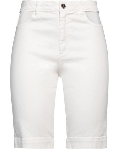LES BOURDELLES DES GARÇONS Denim Shorts - White