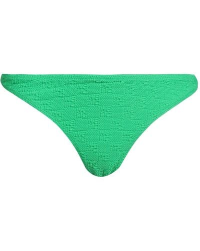Alexander Wang Braguita y slip de bikini - Verde
