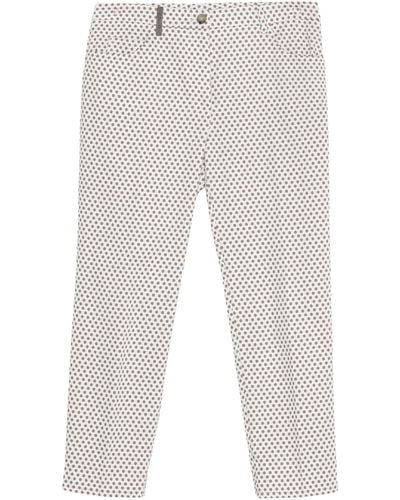 Peserico Cropped Pants - Brown