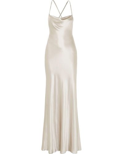 Galvan London Maxi Dress - White