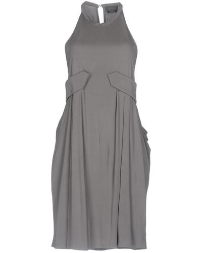 Halston Mini Dress - Gray