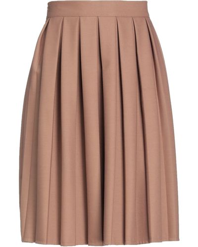 Angela Davis Mini Skirt - Brown