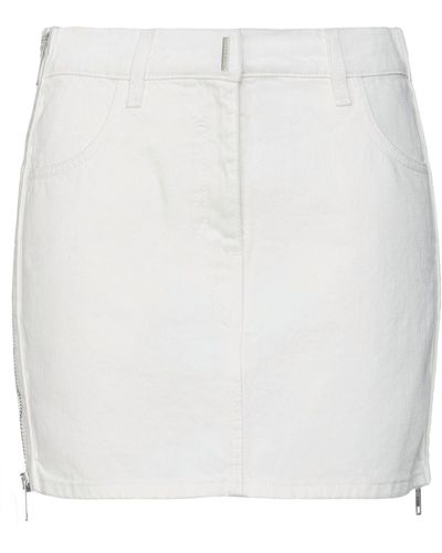 Givenchy Denim Skirt - White