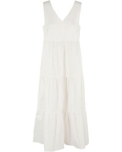 Woolrich Maxi-Kleid - Weiß