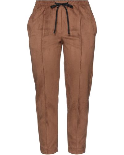 Incotex Camel Pants Polyester - Brown