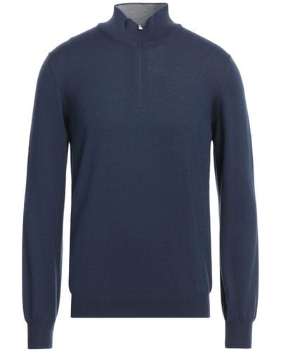 Gran Sasso Rollkragenpullover - Blau